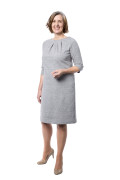 Kleid Yemanja sweat grau, Model Susanne (1,80 m, Gr.42 long)