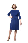 Kleid Aurora blau, Model Susanne (1,80m, Gr. 42long)