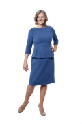Kleid Sedna blau, Model Susanne (1,80 m, Gr.44 long)
