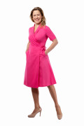 Kleid Dana pink, Model Sabine (1,66m. Gr. 36)