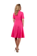 Kleid Dana pink, Model Sabine (1,66m. Gr. 36)