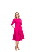 Kleid Maya pink, Model Steffi (1,69 m, Gr.34)