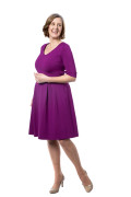 Kleid Fortuna Cocktail beere, Model Susanne (1,80 m, 42 long)