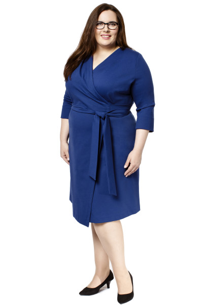 Kleid Epona blau, Model Jasmin (1,75m, Gr.48 long)